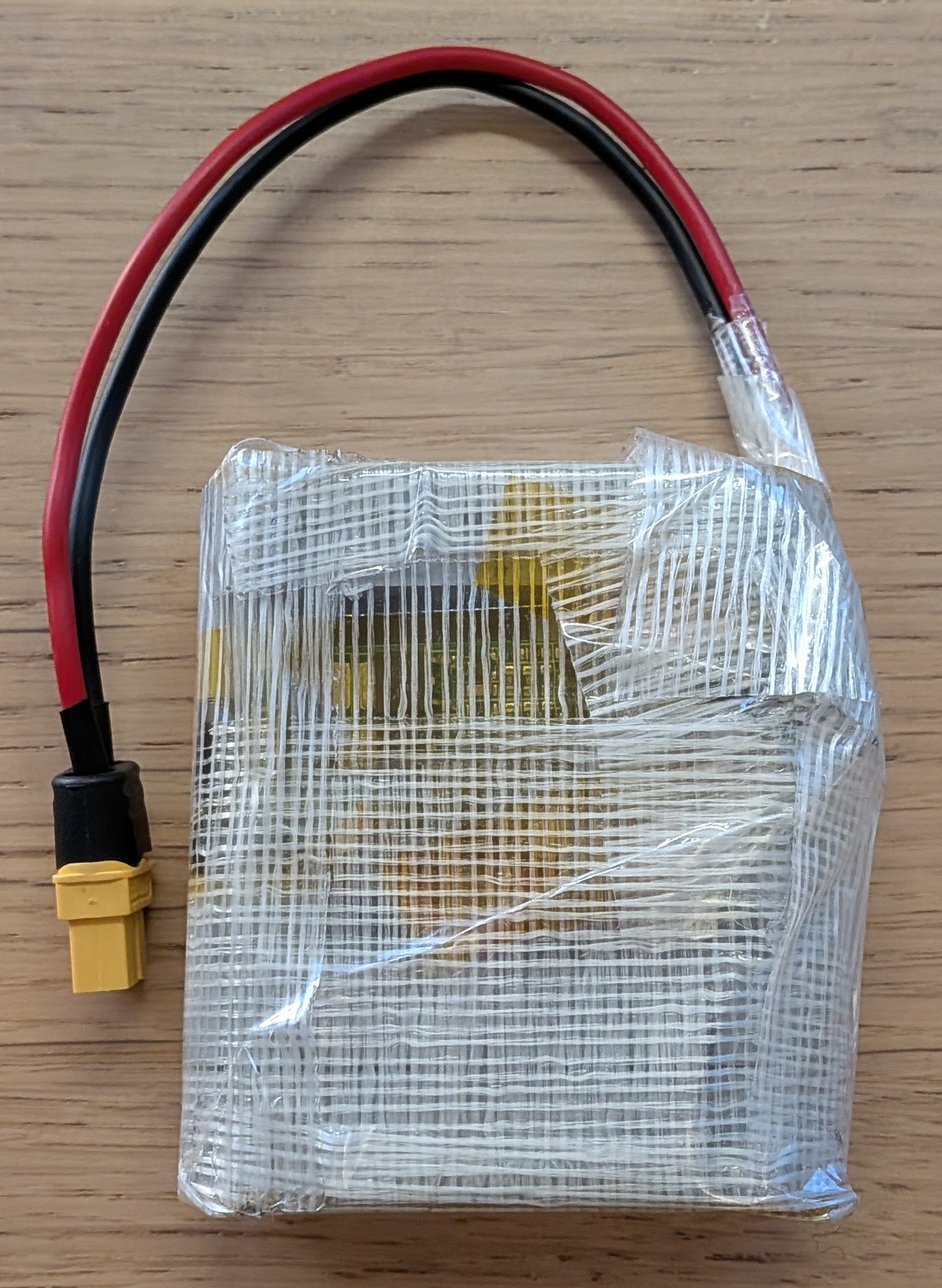 Picture of the finished battery pack.