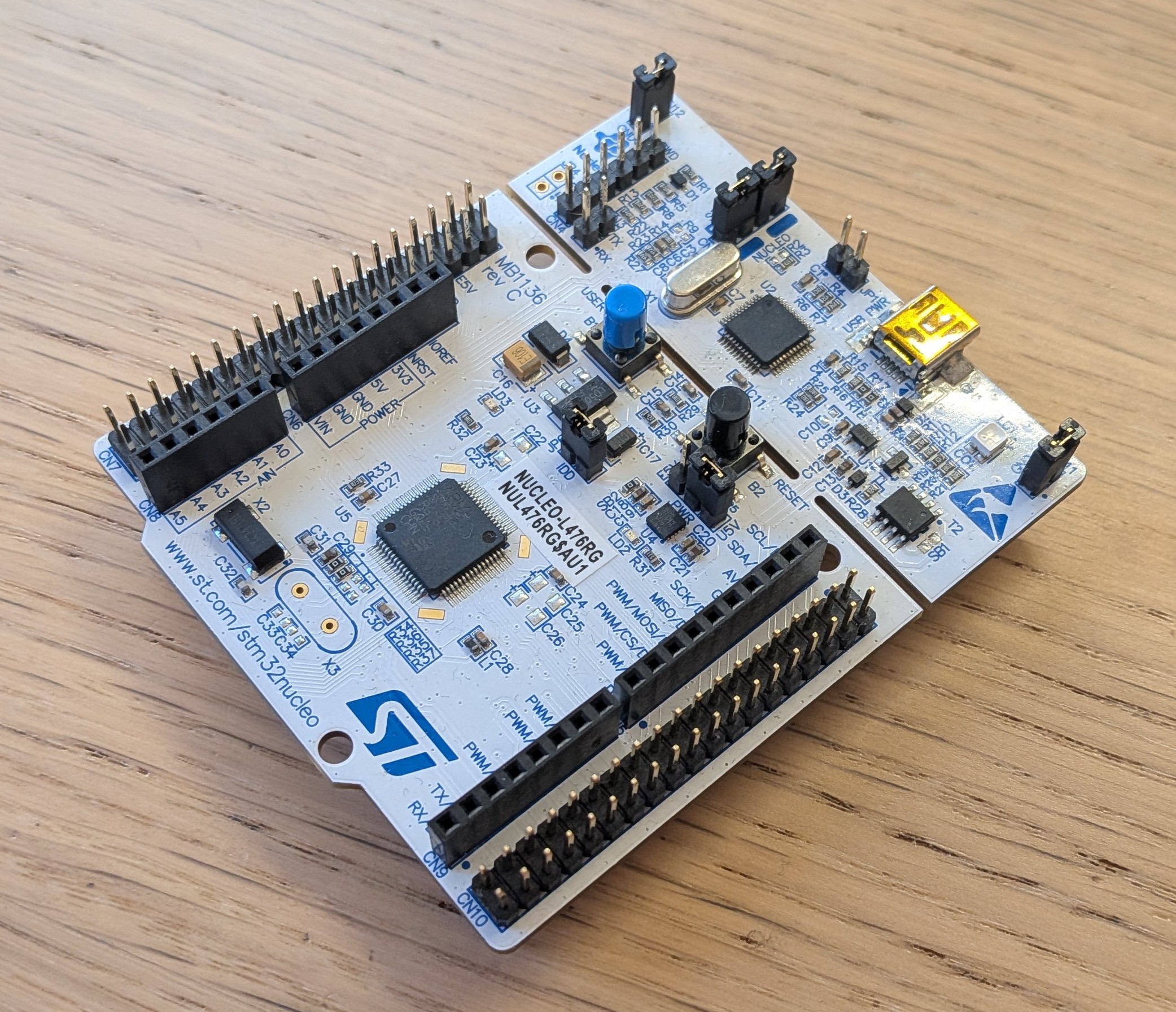 Picture of the Nucleo development Board